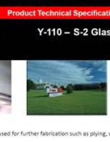 Y-110 S-2 Glass Yarns